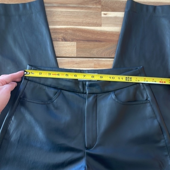 Mango Vegan Leather Trousers size 4 - Picture 6 of 9
